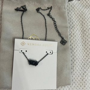 Like new black Kendra Scott adjustable necklace